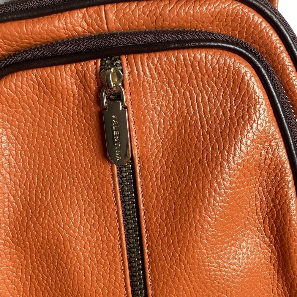 Valentina Backpack converter Purse BrownWith Black Trim Excellent Condition - Picture 4 of 14